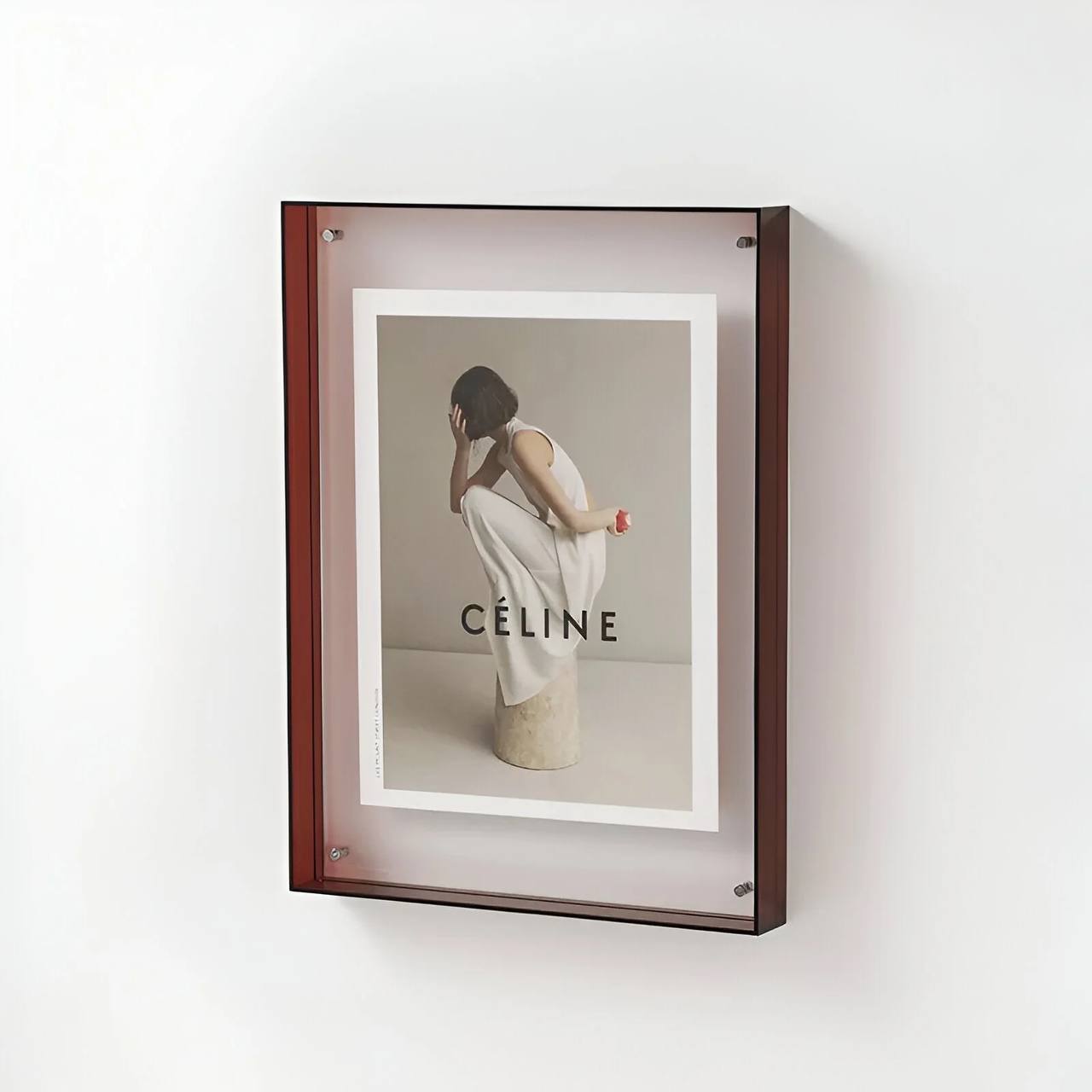 Stylish Clear Picture Frame, Acrylic Wall Decor