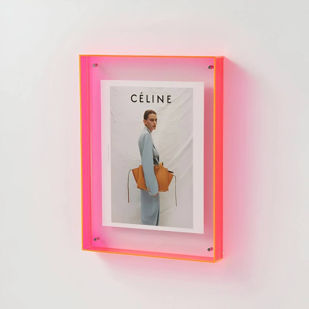 Stylish Clear Picture Frame, Acrylic Wall Decor
