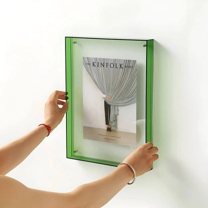 Stylish Clear Picture Frame, Acrylic Wall Decor