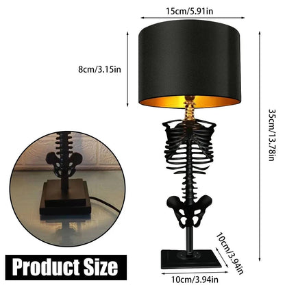 Dark Skull Desk Light, Unique Decor Lamp