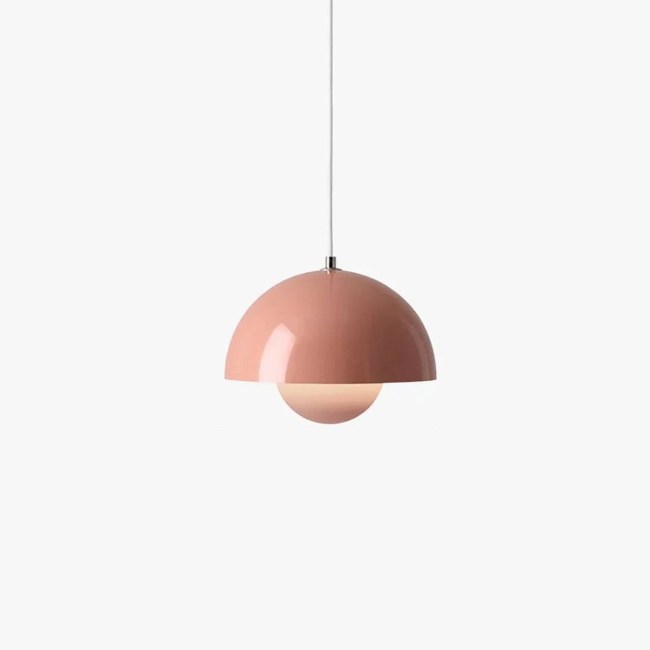 Elegant Hanging Light with Flower Pattern