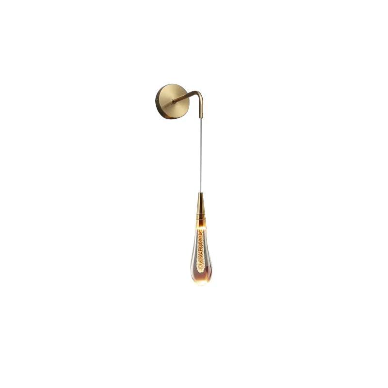 Elegant Glass Drop Wall Lamp