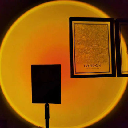 Sleek LED Floor Lamp with Ambient Glow Effect