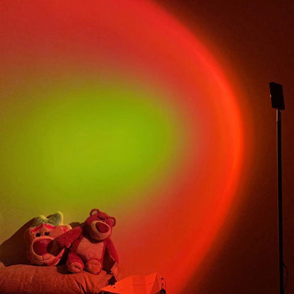 Sleek LED Floor Lamp with Ambient Glow Effect