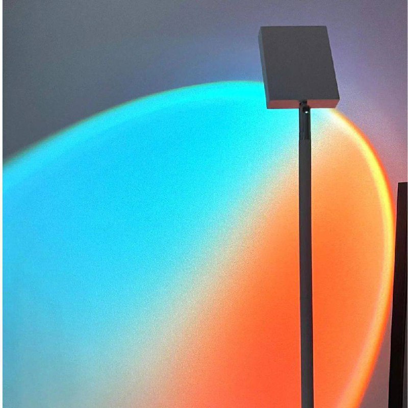 Sleek LED Floor Lamp with Ambient Glow Effect