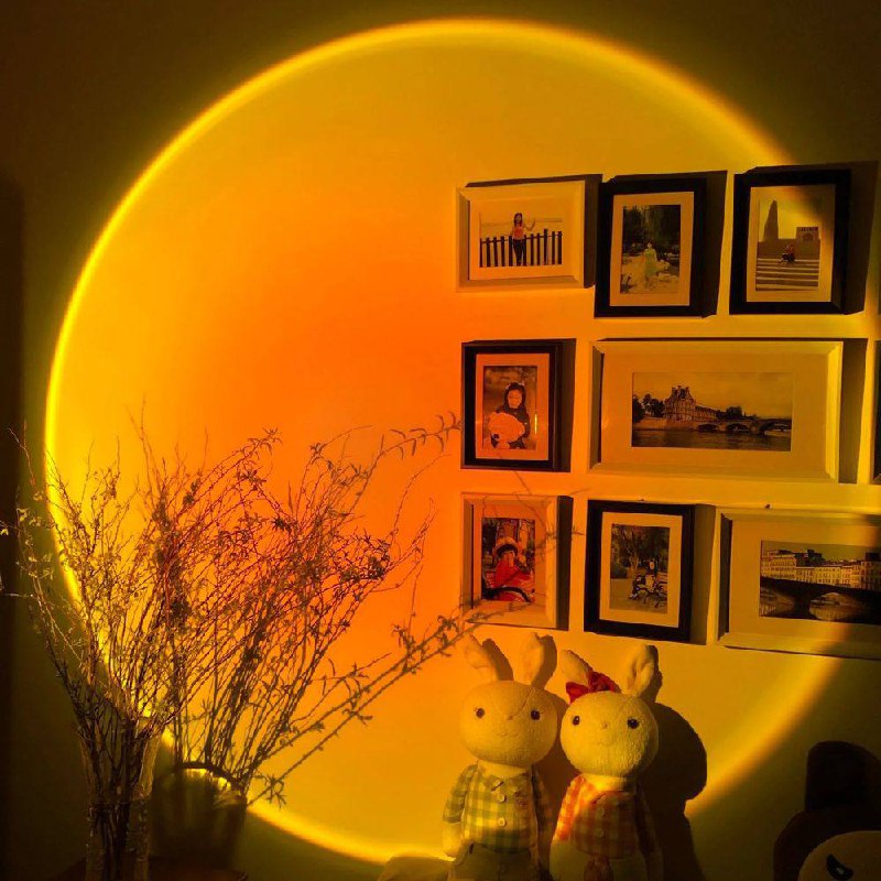 Sleek LED Floor Lamp with Ambient Glow Effect