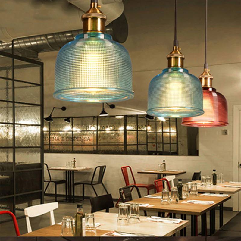 Classic Hanging Glass Lamp, Traditional Style Pendant