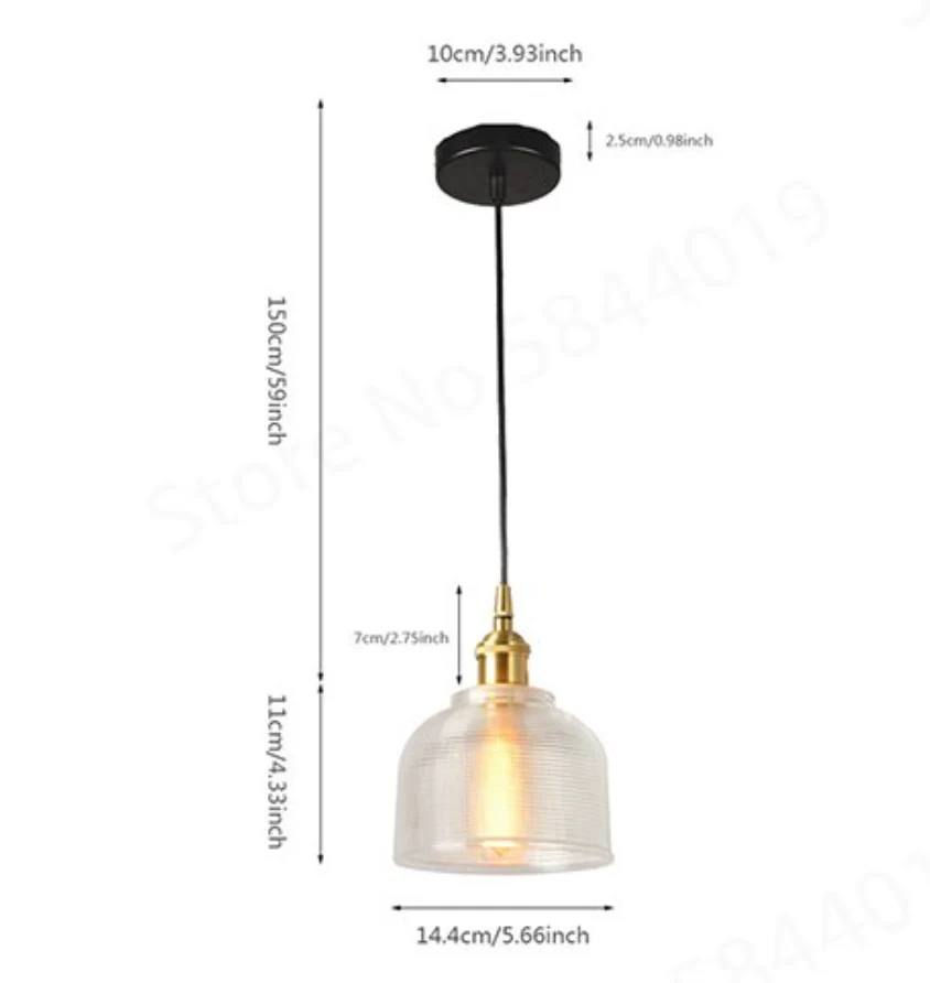 Classic Hanging Glass Lamp, Traditional Style Pendant