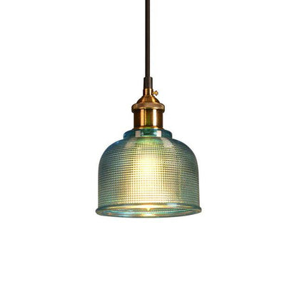 Classic Hanging Glass Lamp, Traditional Style Pendant