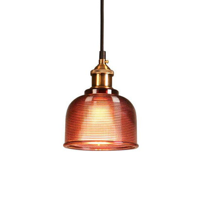 Classic Hanging Glass Lamp, Traditional Style Pendant