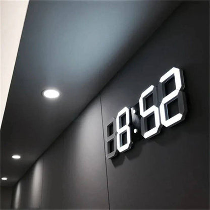 Contemporary LED Wall Clock with Adjustable Brightness