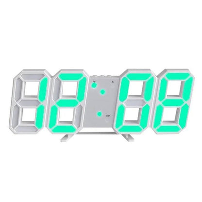 Contemporary LED Wall Clock with Adjustable Brightness