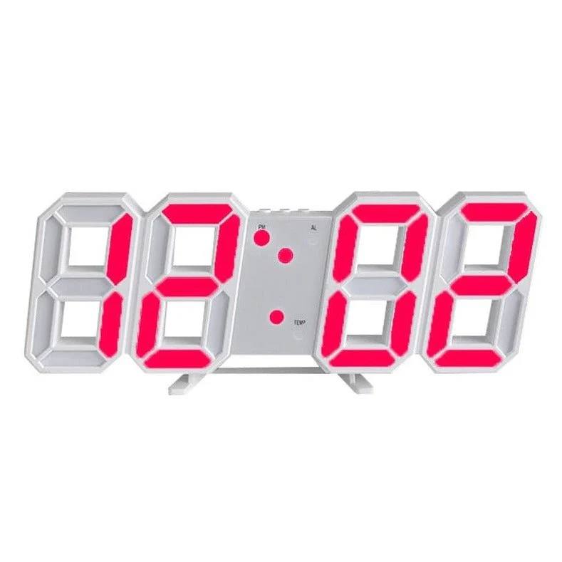 Contemporary LED Wall Clock with Adjustable Brightness