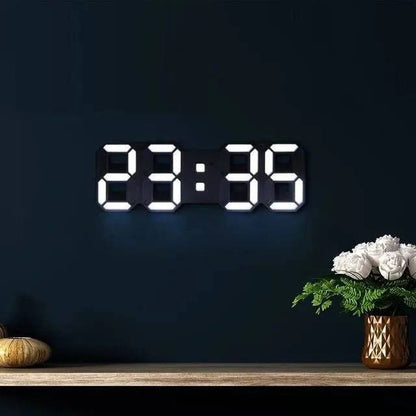 Contemporary LED Wall Clock with Adjustable Brightness