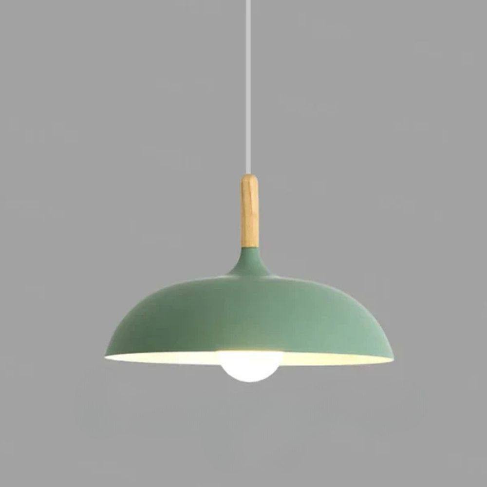 Rustic Wooden Ceiling Lamp, Natural Oak Finish