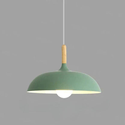 Rustic Wooden Ceiling Lamp, Natural Oak Finish