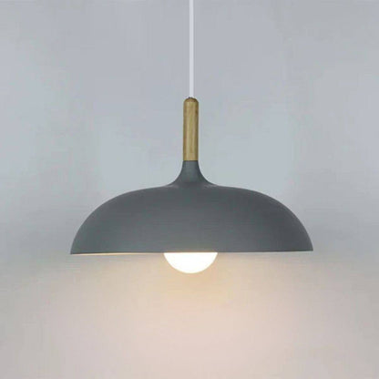 Rustic Wooden Ceiling Lamp, Natural Oak Finish