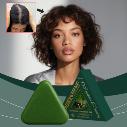 Herbal Shampoo Bar for Thicker Fuller Hair — Natural Plant Extract Cleanser for Volume Density Shine — Solid Soap Alternative for Thinning