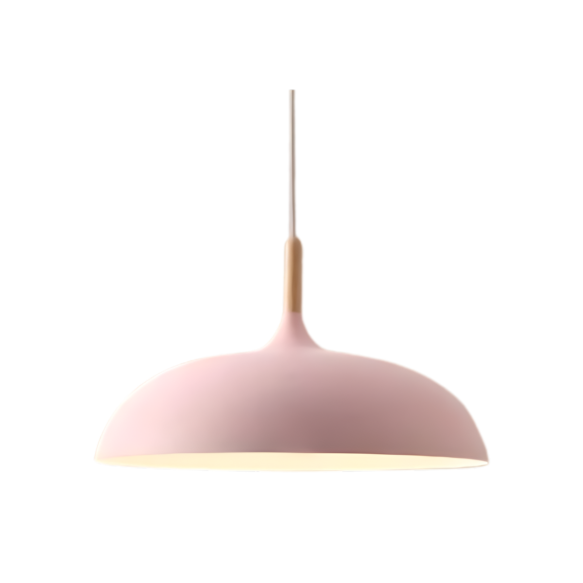 Wood and Iron Drop Light 14-24 Inches Diameter for Kitchen Island Dining Table Modern Minimalist Fixture E27 Socket Cord Height Adjustable