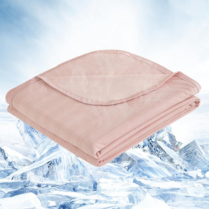 Cooling Blanket Collection | Soft Lightweight Summer Blanket for Hot Sleepers | Ideal for Night Sweats on Bed or Couch