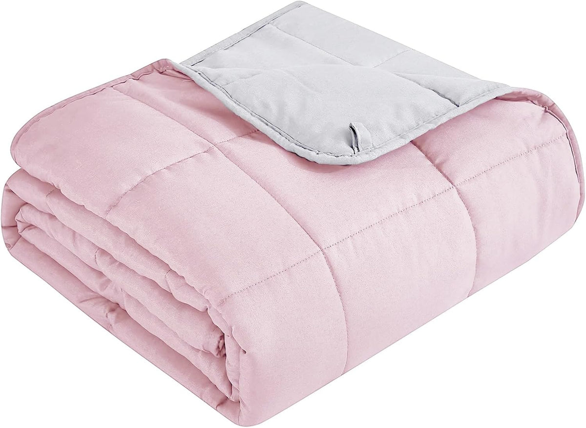Cozy Comfort | Weighted Blanket with Cooling Microfiber | All-Season Softness for Ultimate Relaxation