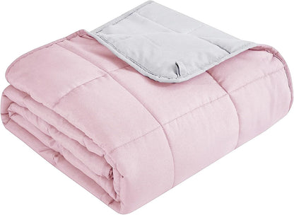 Cozy Comfort | Weighted Blanket with Cooling Microfiber | All-Season Softness for Ultimate Relaxation