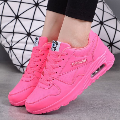 Women's Cushioned Athletic Sneakers – Lightweight Breathable Running Shoes with Air Sole & Anti-Slip Grip for Walking, Gym, Jogging