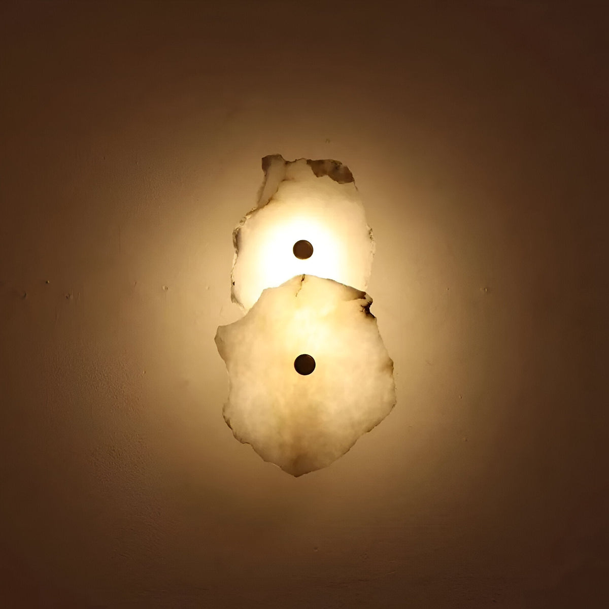Stone Sconce Light LED Warm Glow for Stairs Entryway Vertical Mount Accent Fixture 5-Inch Contemporary Wall Lighting for Narrow Spaces