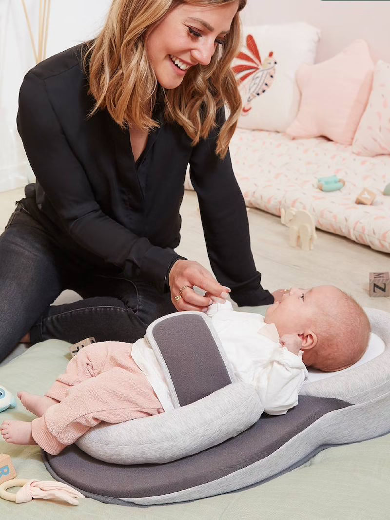 Infant Sleep Wedge Pillow with 15° Incline for Reflux Relief and Better Rest