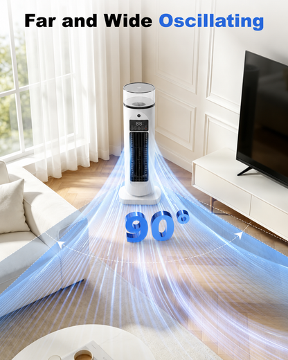 Versatile 4-in-1 Room Cooler with Remote Control & Timer for Personalized Comfort