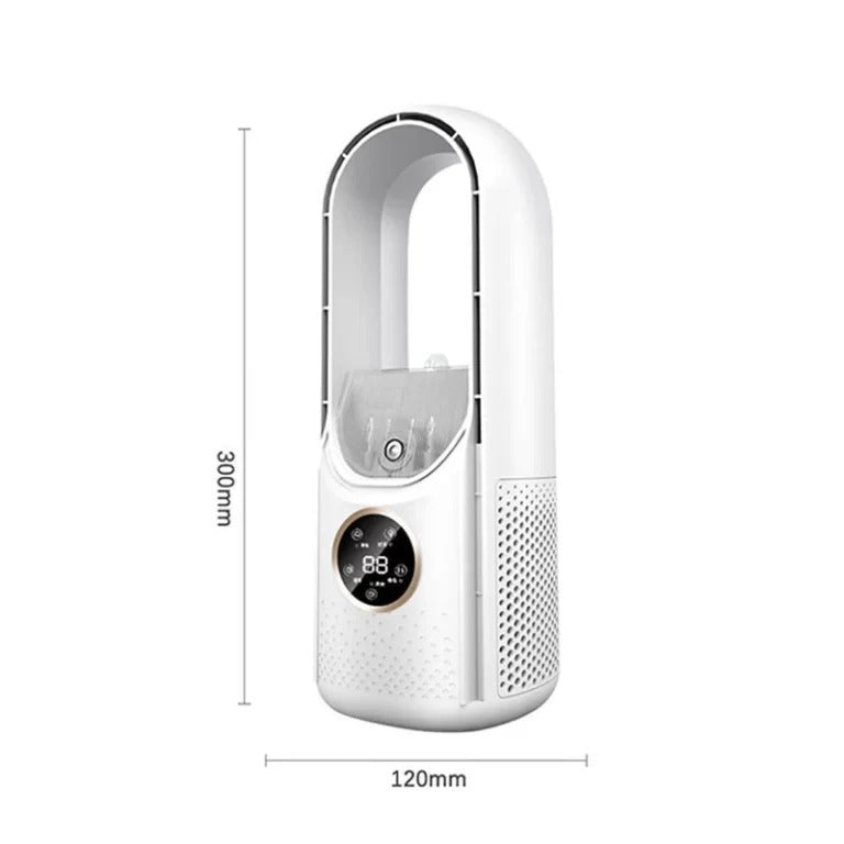 Desktop Personal Evaporative Air Cooler USB-Powered Quiet Misting Fan for Bedroom Office Desk Small Rooms