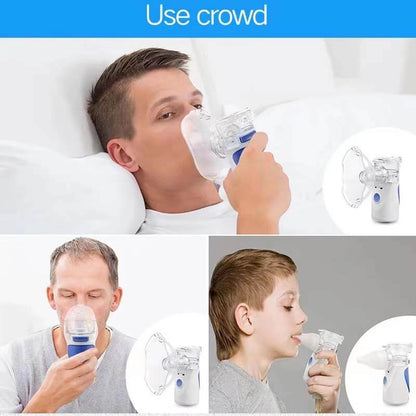 Rechargeable Mesh Nebulizer for Asthma Relief – Compact Respiratory Therapy Device for Adults & Kids