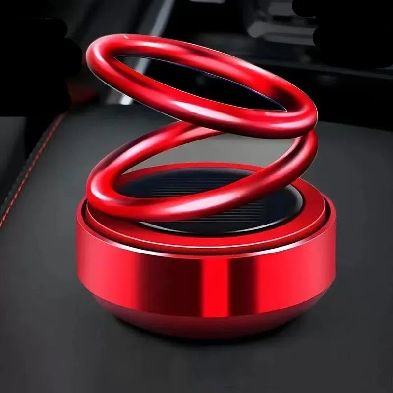 Solar-Powered Spinning Scent Diffuser for Car, Desk & Small Spaces – Cordless Aromatherapy with Rotating Motion
