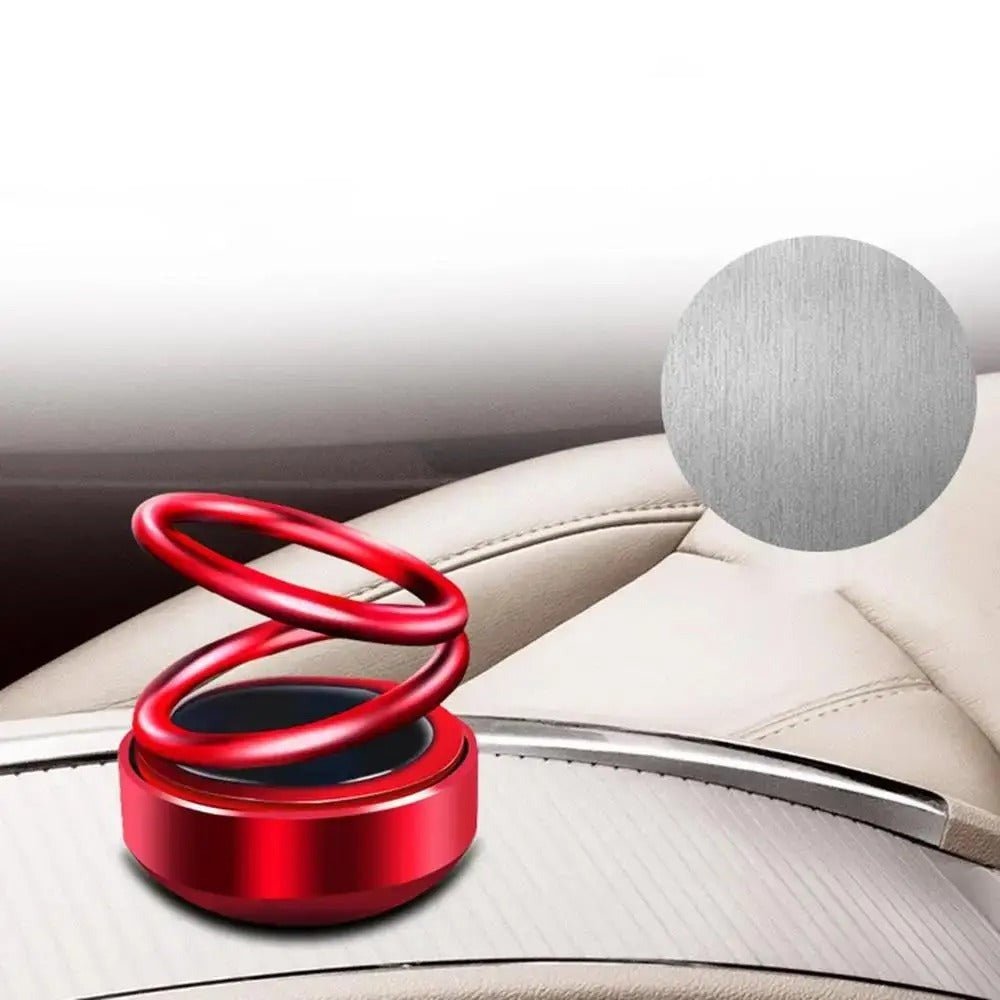 Solar-Powered Spinning Scent Diffuser for Car, Desk & Small Spaces – Cordless Aromatherapy with Rotating Motion