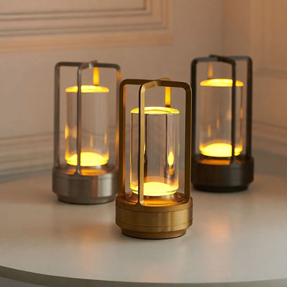 GLOWENZA – Cordless Table Lamp for Sophisticated Interior Ambience