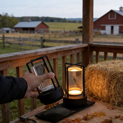 GLOWENZA – Cordless Table Lamp for Sophisticated Interior Ambience