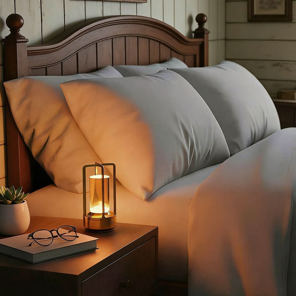 GLOWENZA – Cordless Table Lamp for Sophisticated Interior Ambience