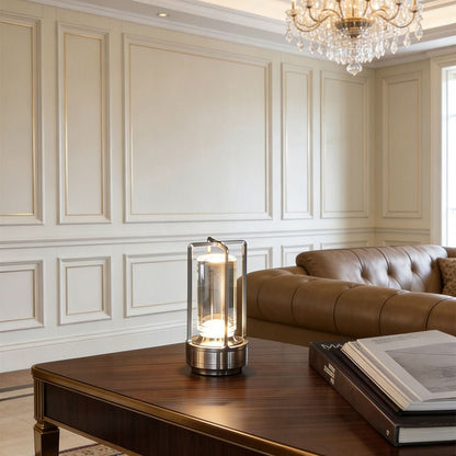 GLOWENZA – Cordless Table Lamp for Sophisticated Interior Ambience