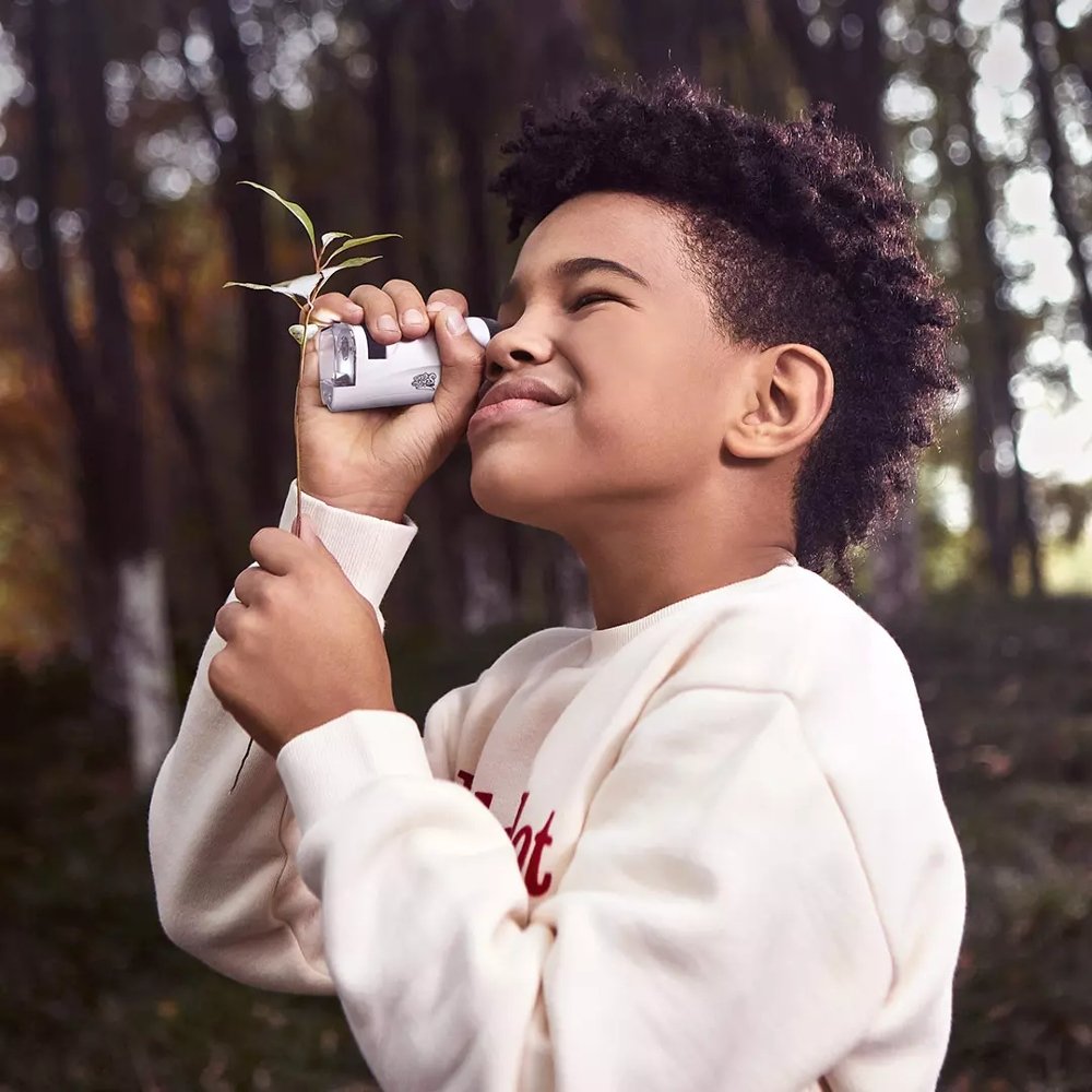 Handheld Kids Microscope 60X-120X Magnification with LED Light for Science Learning and Exploration