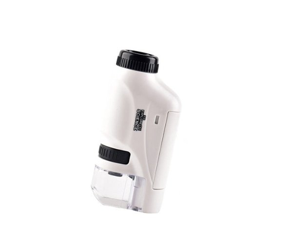 Handheld Kids Microscope 60X-120X Magnification with LED Light for Science Learning and Exploration