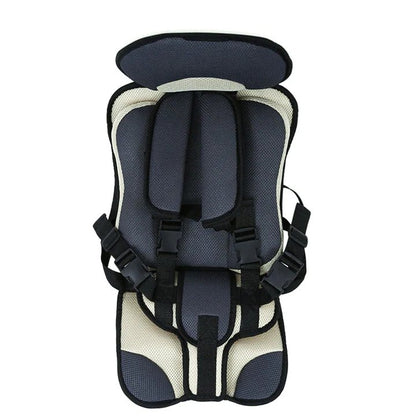 Adjustable Child Booster Seat Cushion for Toddlers & Kids – Portable Travel Safety Pad with Harness Straps for Strollers, Bikes &