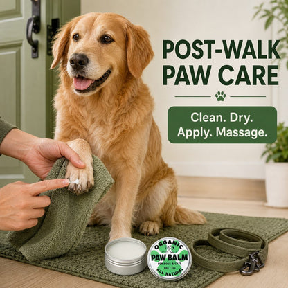 Ortekor Dog & Cat Paw Balm for Post-Walk Care - Moisturizes Dry, Rough Paw Pads