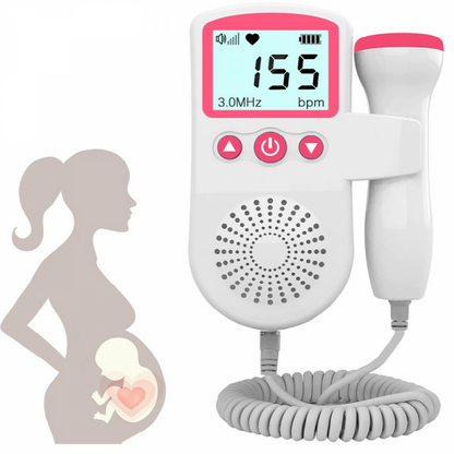 Handheld Audio Detection Device with Sensor Probe, Backlit Screen & Integrated Speaker for Surface Sound Capture