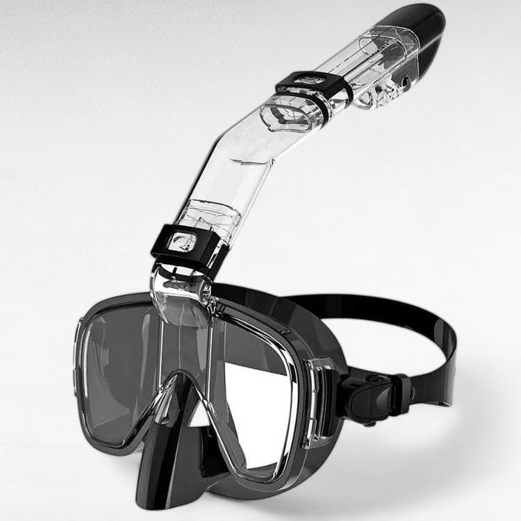 Full-Face Snorkel Mask with 180° View – Foldable Dry-Top Design for Swimming & Diving