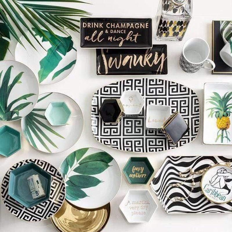 Tropical Ceramic Dishware