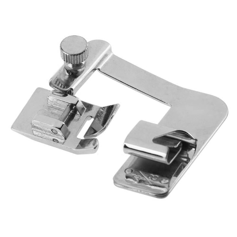 Metal Rolled Hem Foot Set for Sewing Machines – 3 Sizes 0.5", 0.7", 1.0" – Universal Attachment for Clean Edge Finishes on Clothing Curtains