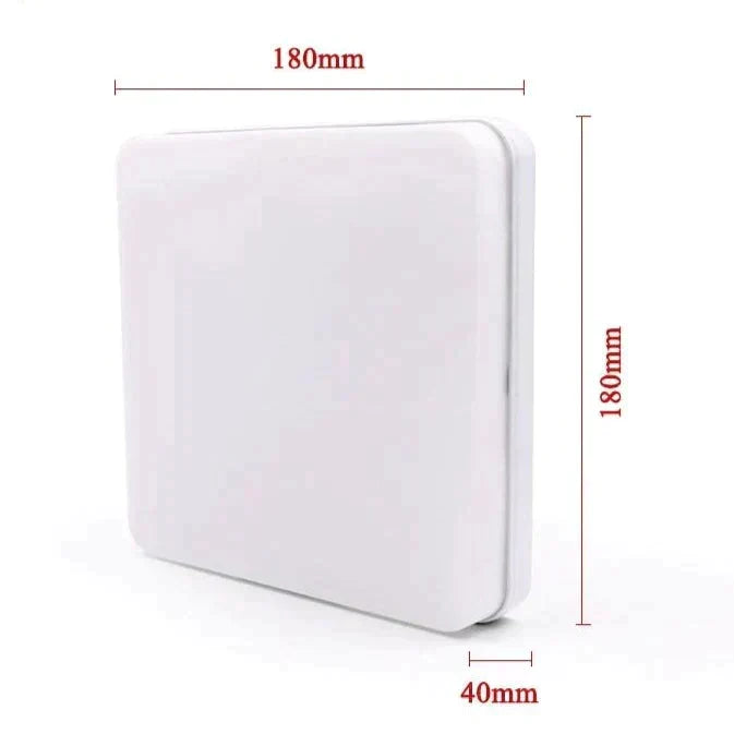 Low-Profile Square Flush-Mount LED Ceiling Light – Slim ABS Panel for Kitchen, Bedroom, Hallway & Office – 18W to 48W – Warm or Cool White