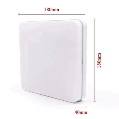 Low-Profile Square Flush-Mount LED Ceiling Light – Slim ABS Panel for Kitchen, Bedroom, Hallway & Office – 18W to 48W – Warm or Cool White