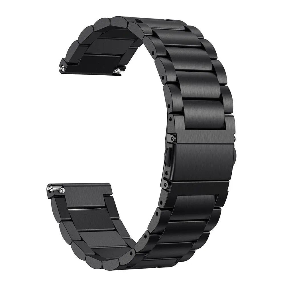 Replacement Steel Link Wristband for Fitbit Versa 2 Smartwatch – Adjustable Metal Fitness Tracker Strap for Women & Men