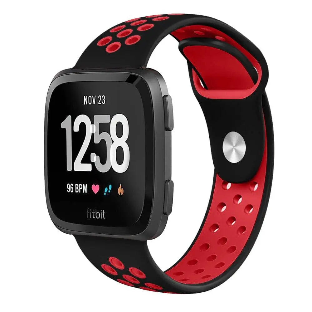 Silicone Replacement Wristband for Fitbit Versa 2 – Moisture-Resistant, Adjustable Fit Sport Strap for Everyday Workouts & Active Wear